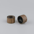 20mm 24mm wooden dropper cap with glass pipette