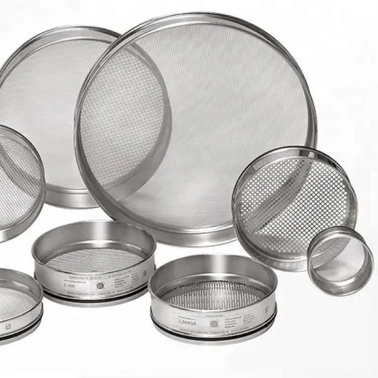 Stainless Steel Wire Mesh Laboratory Test Sieves (220-500 Mesh)