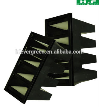 Plastic frame mini pleated V type compact air filter