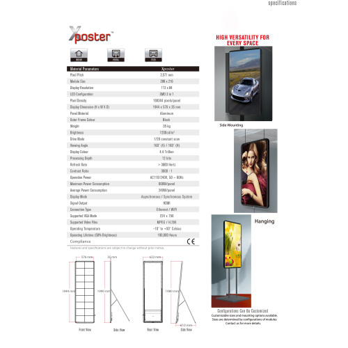 Kukhudza Screen Digital Poster Kiosk