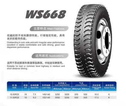 Wosen Tyre TBR Tyre (WS668)