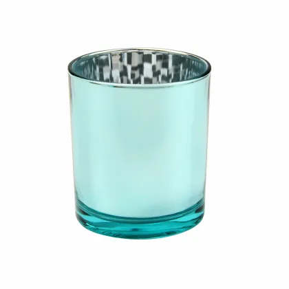 Schillernde Leere Glas Becher