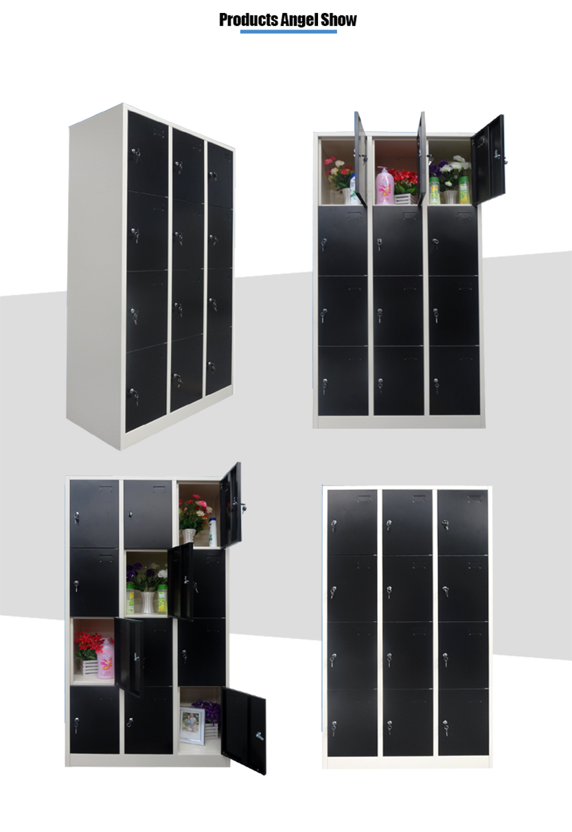 12 door steel wardrobe locker