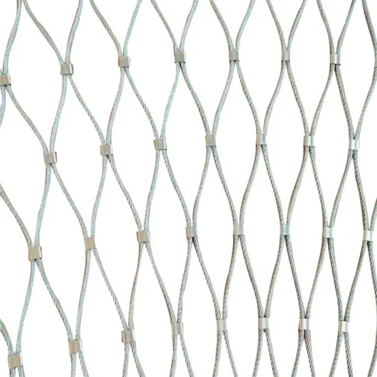 Factory Sale Stainless Steel Wire Rope Mesh Fence Netting for Balustrade/Stairs Safety