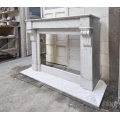 Custom Size Period Carrara Marble Mantel for Fireplaces
