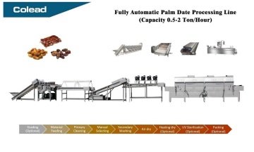 Date palm washing product line