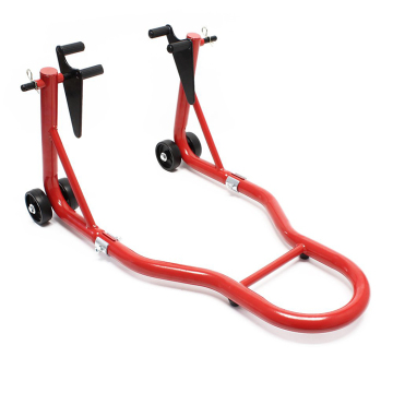 Black Powder Coating Motorcycle Lift Stand Paddock Repair