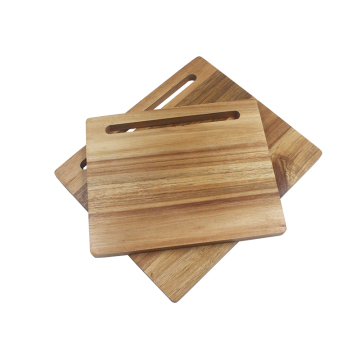 2pcs لوحات تقطيع الخشب Acacia - مجموعة تقطيع صغيرة الحجم وكبيرة الحجم