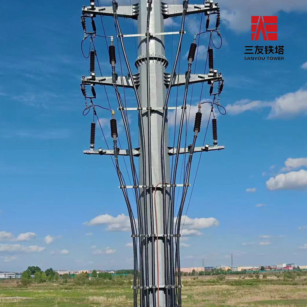 Steel Pipe Pole for Industrial Applications