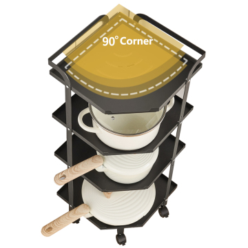 W350*D300*H500mm Three layer cooker storage rack