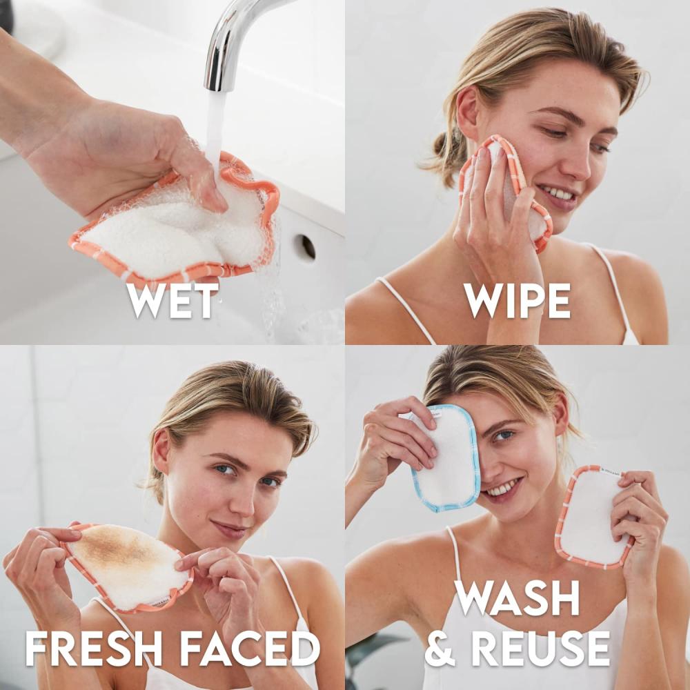 Soft Polyester Face Cleaner Makeup Removal Towel