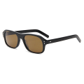 Tortoiseshell Square Acetate Sunglasses