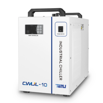 Высокоэффективный промышленный охладитель CWUL-10 с рассеиванием тепла для УФ-лазерной маркировочной машины мощностью 15 Вт