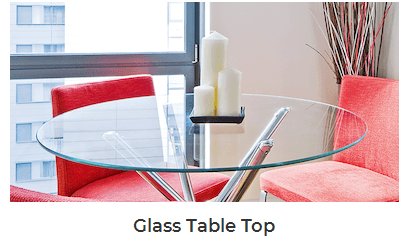 8mm 10mm polished round edge tempered glass top coffee table