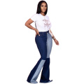 Wholesale Blue Ladies Flared Jeans