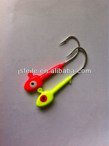 lead head jig it fishes hooks 90mm jig