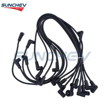 SUNCHEV Ignition Wire Spark Plug Wire 84-813720A3 805759T2 For Mercruiser Inboard Gas Engines 5.7L