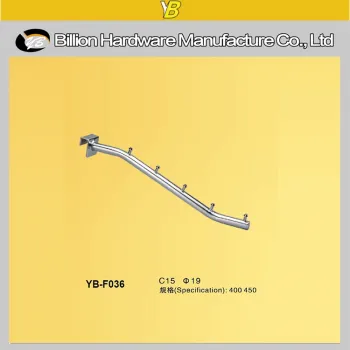 clothes store hanging display hook metal scan hook