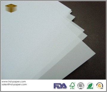 White Glassine Paper