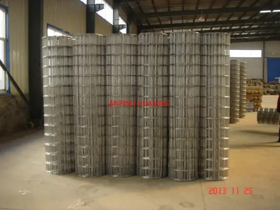1" welded square mesh roll