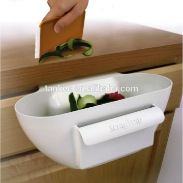 Scrap Trap Over Kitchen Drawer Counter 2 Quart Scrap Cooking Waste Bowl Gift New
