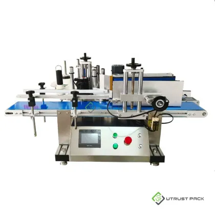 Auto Full Side Beer Cans Packaging and Labeling Machine for Tins