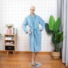 Custom 100% Cotton Velour fabric luxury Hotel Bathrobe