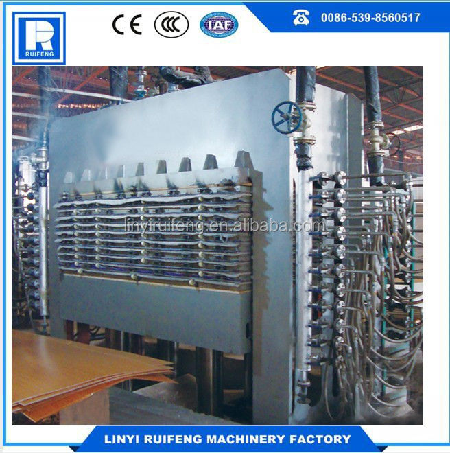 1200T 5-Layer Door Skin Hot Press Machine for Woodworking