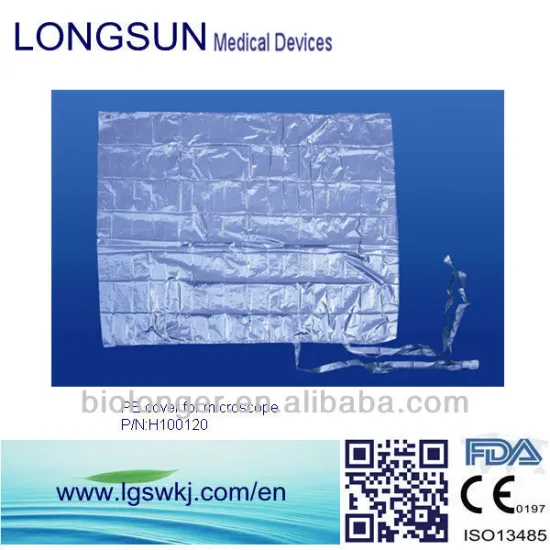 transparent plastic surgical instrument microscope covers