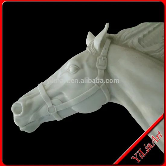 Natural Marble Stone Horse Statue For Decoration
