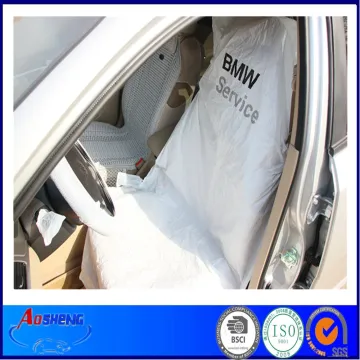 Plastic disposable car seat cover