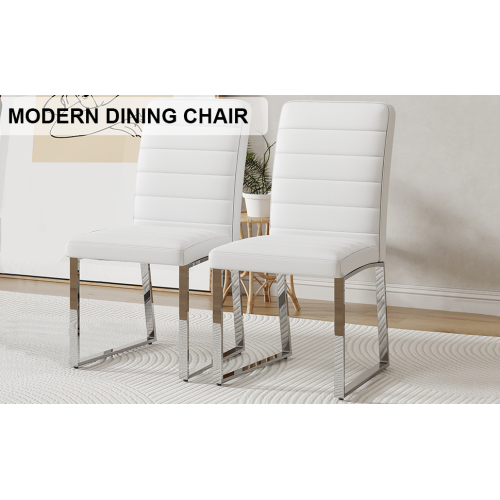 oversized white dining chairs5