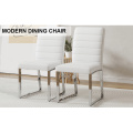 oversized white dining chairs