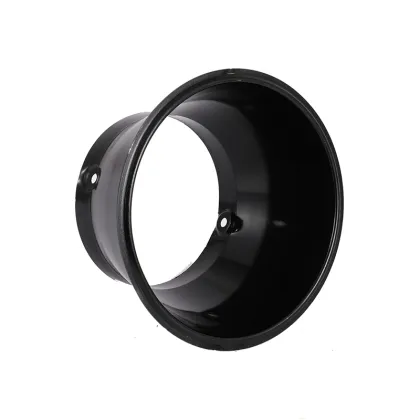 black cheap spinning lighting aluminum lamp cover