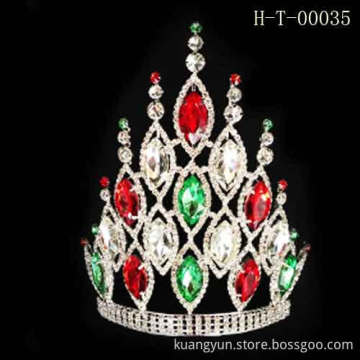 color stone of tall tiara wholesale pageant crowns