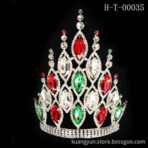 color stone of tall tiara wholesale pageant crowns