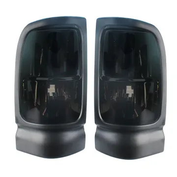 1994-2001 Dodge Ram 1500 2500 3500 Black LED Tail Lights (Driver + Passenger)