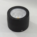 Black Color Cob Spotlight Surface Mounted Led Downlight