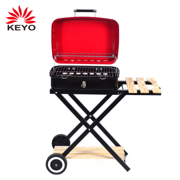 Superior Quality Direct Price Barbeque Hiking barbecue foldable hamburger trolley bbq grill