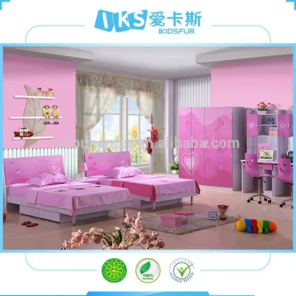 pink kids furniture in foshan factory K112 #