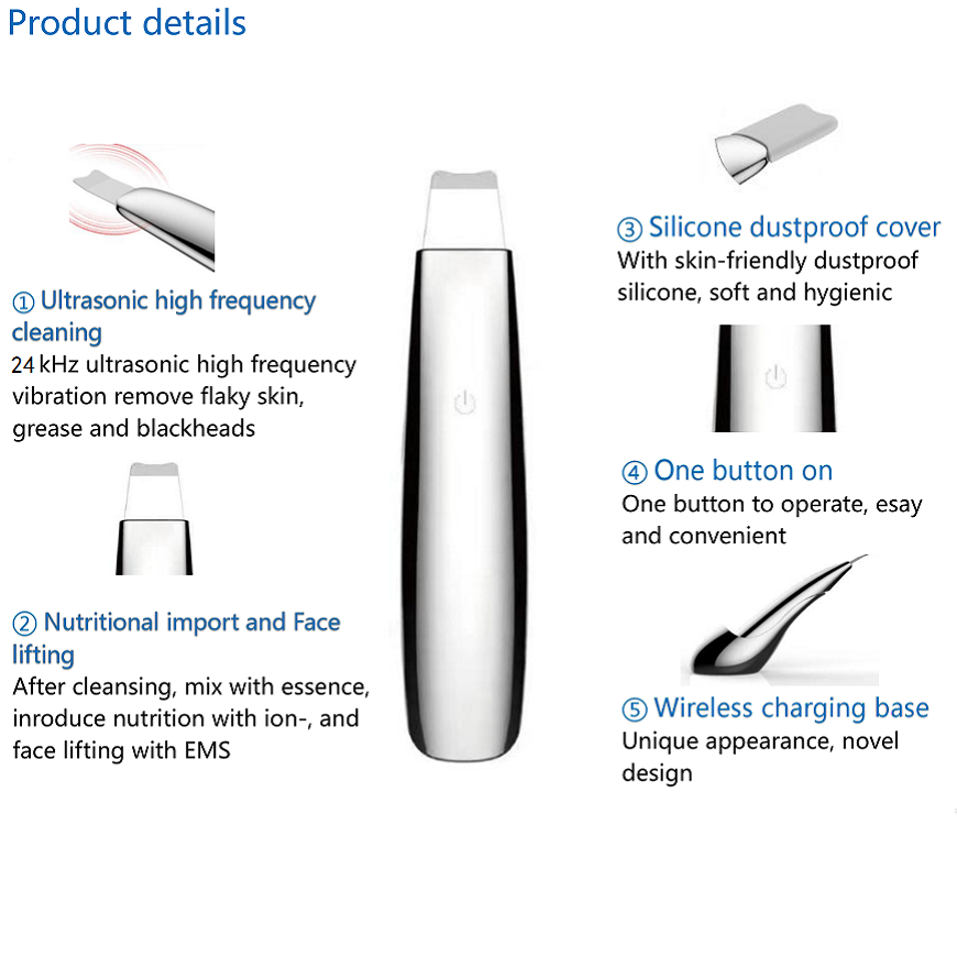 kinga ultrasonic skin scrubber