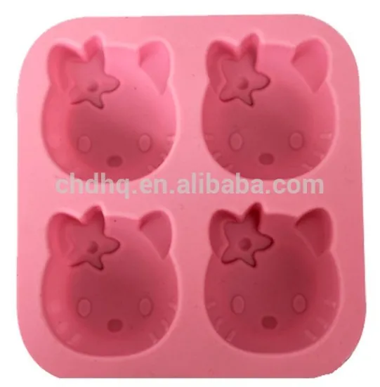 wholesale cat shaped silicone cake mould