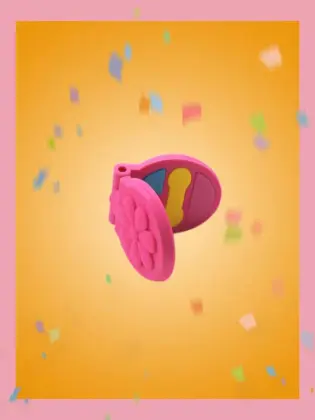 Cosmetic boxed eraser