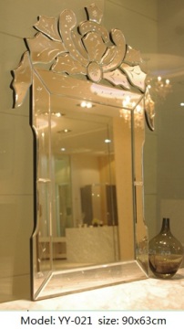 Craft mirror/hand-made mirror/decor mirror/bath mirror
