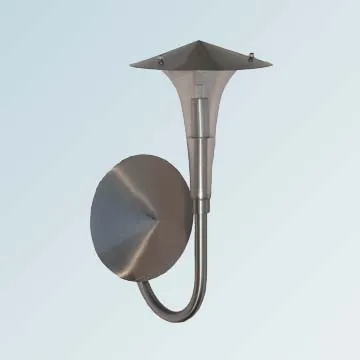 Morning Glory Shaped Bottom Hanging Wall Lamp