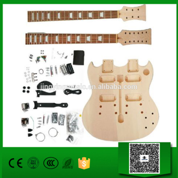 double necked SG style Electric guitar kits