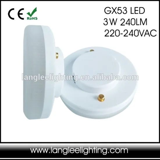 GX53 Cabinet Lamp 3W Replace Traditional Halogen Lamp 40W Flood lights