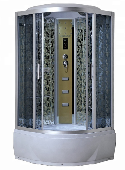 59 Inch Shower Door Corner Steam Shower Cabin