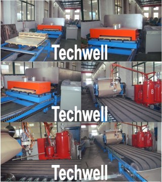 Rubber Belt PU Sandwich Panel Machine
