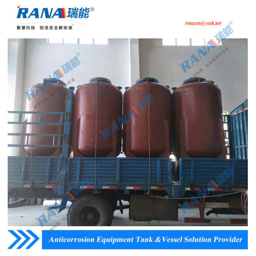 Steel Lined F4 Sheet Chemical Acid storage tank